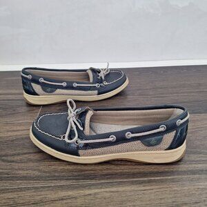 💙 Sperry Top Sider Boatshoes Size 8 Preppy Fishermancore Fall Coastal Outdoors